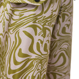1970s Retro Vintage Disco Cintura Media Parte Inferior de Campana Pantalones Largos Estampados Jazz Baile