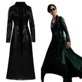 Película The Matrix Resurrections Trinity Cosplay Disfraz Navidad Carnaval Fiesta Vestido Traje