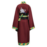 Anime Demon Slayer - Agatsuma Zenitsu Kimono Cosplay Disfraz Traje Navidad Carnaval Fiesta DISFRAZDEDIADEBRUJAS.ES®