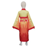 Anime Demon Slayer - Rengoku Kyoujurou Niños Kimono Cosplay Navidad Disfraz Traje Vestido Carnaval DISFRAZDEDIADEBRUJAS.ES®