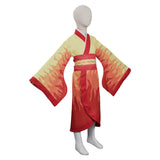 Anime Demon Slayer - Rengoku Kyoujurou Niños Kimono Cosplay Navidad Disfraz Traje Vestido Carnaval DISFRAZDEDIADEBRUJAS.ES®