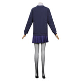 Anime Aharen-san wa Hakarenai Reina Aharen Cosplay Disfraz Traje Vestido Falda Navidad Carnaval