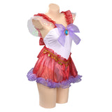 Anime Sailor Moon Hino Rei Cosplay Fiesta Disfraz Traje de Baño Bikini Creación Secundaria-DISFRAZDEDIADEBRUJAS.ES®