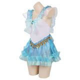 Anime Sailor Moon Mizuno Ami Cosplay Fiesta Disfraz Traje de Baño Bikini Creación Secundaria-DISFRAZDEDIADEBRUJAS.ES®