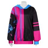 Juego Arcane: League of Legends - Jinx Sudadera Cosplay Navidad Fiesta 3D Impreso Casual-DISFRAZDEDIADEBRUJAS.ES®