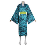 Anime Demon Slayer Uzui Tengen Kimono Cosplay Navidad Disfraz Traje Vestido Falda Carnaval