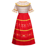 Anime Encanto Disfraz Dolores Madrigal Traje Niños Cosplay Navidad Vestido Carnaval