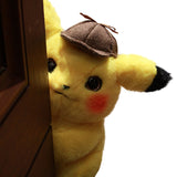 Anime Pk Detective Pikachu Muñeca de Peluche Accesorios - 11"