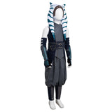 Series de Television Star Wars : The Mandalorian Ahsoka Tano Cosplay Disfraz Niños Halloween Carnaval Traje