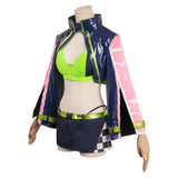 Anime Cyberpunk Edgerunner Rebecca Racing Jacket Cosplay Disfraz Adulto Traje De carnaval Halloween Fiesta DISFRAZDEDIADEBRUJAS.ES®