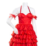 Película The Suicide Squad 2021 Harley Quinn Cosplay Halloween Vestido Roja Fiesta Carnaval Disfraz Per.