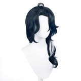 Juego Genshin Impact Fatui Pantalone Cosplay Wig Heat Resistant Synthetic Hair Carnival Halloween Party Props