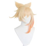 juego Genshin Impact- Yoimiya Cosplay Peluca Cabello Sintético Resistente al Calor Carnival Halloween Fiesta