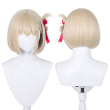 Anime Lycoris Recoil Nishikigi Chisato Cosplay Peluca Cabello Navidad Fiesta Carnival Halloween