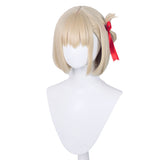 Anime Lycoris Recoil Nishikigi Chisato Cosplay Peluca Cabello Navidad Fiesta Carnival Halloween