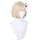 Anime Lycoris Recoil Nishikigi Chisato Cosplay Peluca Cabello Navidad Fiesta Carnival Halloween