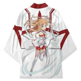 Anime Sword Art Online Cosplay Capa Kimono Cárdigan Abrigo Toga Pijama Casual