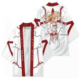 Anime Sword Art Online Cosplay Capa Kimono Cárdigan Abrigo Toga Pijama Casual