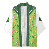 Anime Sailor Moon Sailor Jupiter Cosplay Kimono Cárdigan Abrigo Toga Capa Pijama Casual