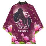 Anime One Piece Rin The Horse Cosplay Capa Kimono Cárdigan Abrigo Toga Pijama Casual