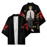 Anime Tokyo Revengers Kazutora Hanemiya Cosplay Capa Kimono Cárdigan Abrigo Toga Pijama Casual