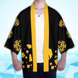 Anime One Piece Trafalgar Cosplay Capa Kimono Cárdigan Abrigo Toga Pijama Casual