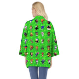 Animal Crossing Bosque de Los Animales Kimono Chaqueta Capa de Halloween Unisex