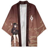 Juego Genshin Impact Hu Tao Cosplay Capa Kimono Cárdigan Abrigo Toga Pijama Casual