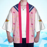 Anime Sailor Moon Cosplay Kimono Cárdigan Abrigo Toga Capa Pijama Casual