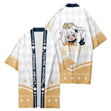 Genshin Impact Kimono Chaqueta Paimon Diluc Disfraz Estampado Disfraz de Halloween Unisex