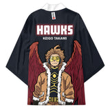 Anime My Hero Academia Keigo Takami Hawks Cosplay Capa Kimono Cárdigan Abrigo Toga Pijama Casual