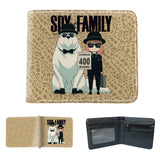 Anime Spy x Family Cosplay Carteras Billetera Mini PU Cuero Cremallera Monedero Bolsa Accesorios