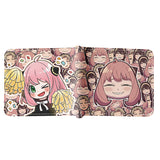 Anime Spy x Family Cosplay Carteras Billetera Mini PU Cuero Cremallera Monedero Bolsa Accesorios