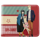 Anime Spy x Family Cosplay Carteras Billetera Mini PU Cuero Cremallera Monedero Bolsa Accesorios