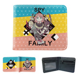 Anime Spy x Family Cosplay Carteras Billetera Mini PU Cuero Cremallera Monedero Bolsa Accesorios