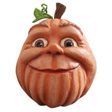 Halloween estatua de cabeza calabaza decoración resina Mostruo Fiesta Casa jardín Regalo accesorio