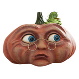 Halloween estatua de cabeza calabaza decoración resina Mostruo Fiesta Casa jardín Regalo accesorio