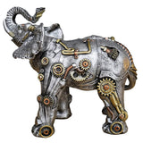 Máquina Creativa Estatua de Elefante Escultura Arte de Resina Decoración Escritorio Vapor Punk Regalo