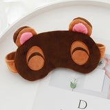 Animal Crossing Bosque de Los Animales Timmy Tommy Tom Nook Visera de Felpa Venda de Ojos
