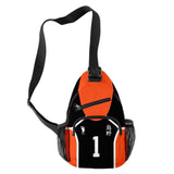 Anime Haikyuu!! Karasuno Escuela Secundaria Bolso de Mensajero Casual Bolso de Hombro de Dibujos Animados