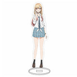 Anime My Dress-Up Darling Marin Kitagawa Cosplay Adorno De Acrílico Con Soporte De Doble Cara