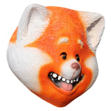 Anime Turning Red Red Panda Cosplay Máscara de Panda Látex Casco Mascarada Fiesta Carnaval Accesorios