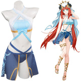 Genshin Impact Nilou swimsuit bañador Cosplay Disfraz Traje De Carnaval Halloween Fiesta