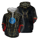 Película Spider-Man Niños Adultos Cosplay Halloween Sudadera 3D Impreso Disfraz Carnaval Traje