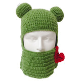 Sombrero de Rana Forro de Terciopelo Invierno Casual Accesorios Regalo Adultos