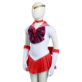 Anime Sailor Moon Hino Rei Niños Cosplay Disfraz Halloween Falda Carnaval Traje