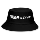 Anime Tokyo Revengers sombrero Hazme Sombrero de cubo a rayas Summer Cool Halloween cosplay