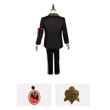 Juego Twisted-Wonderland Heartslabyul Cater Cosplay Halloween Disfraz Fiesta Conjunto Carnaval Per.