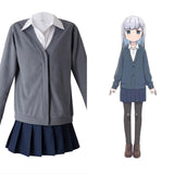 Anime Aharen-san Is Indecipherable Reina Aharen Cosplay Uniforme Disfraz Traje Vestido Falda