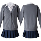 Anime Aharen-san Is Indecipherable Reina Aharen Cosplay Uniforme Disfraz Traje Vestido Falda